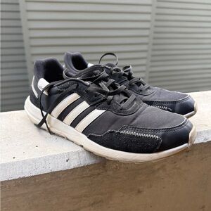 Adidas Women’s Black & White Athletic Sneakers